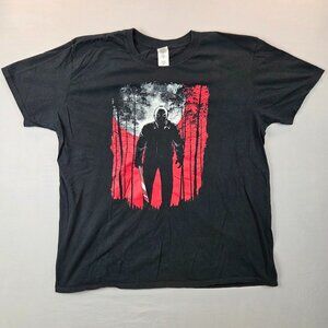 GIldan Jason Voorhees Horror Slasher Graphic Tee Mens XL Friday the 13th